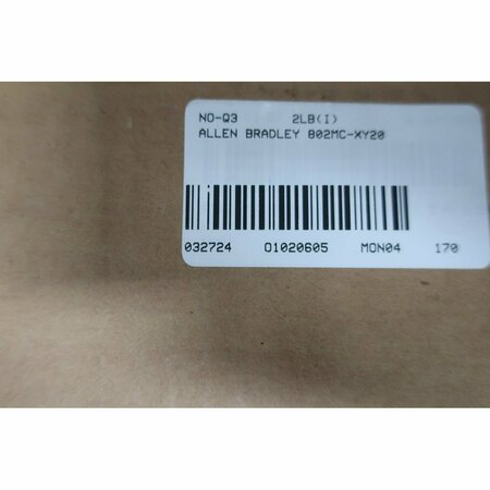 Allen Bradley 120-600V-AC LIMIT SWITCH 802MC-XY20